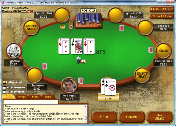 Pokerstars Table